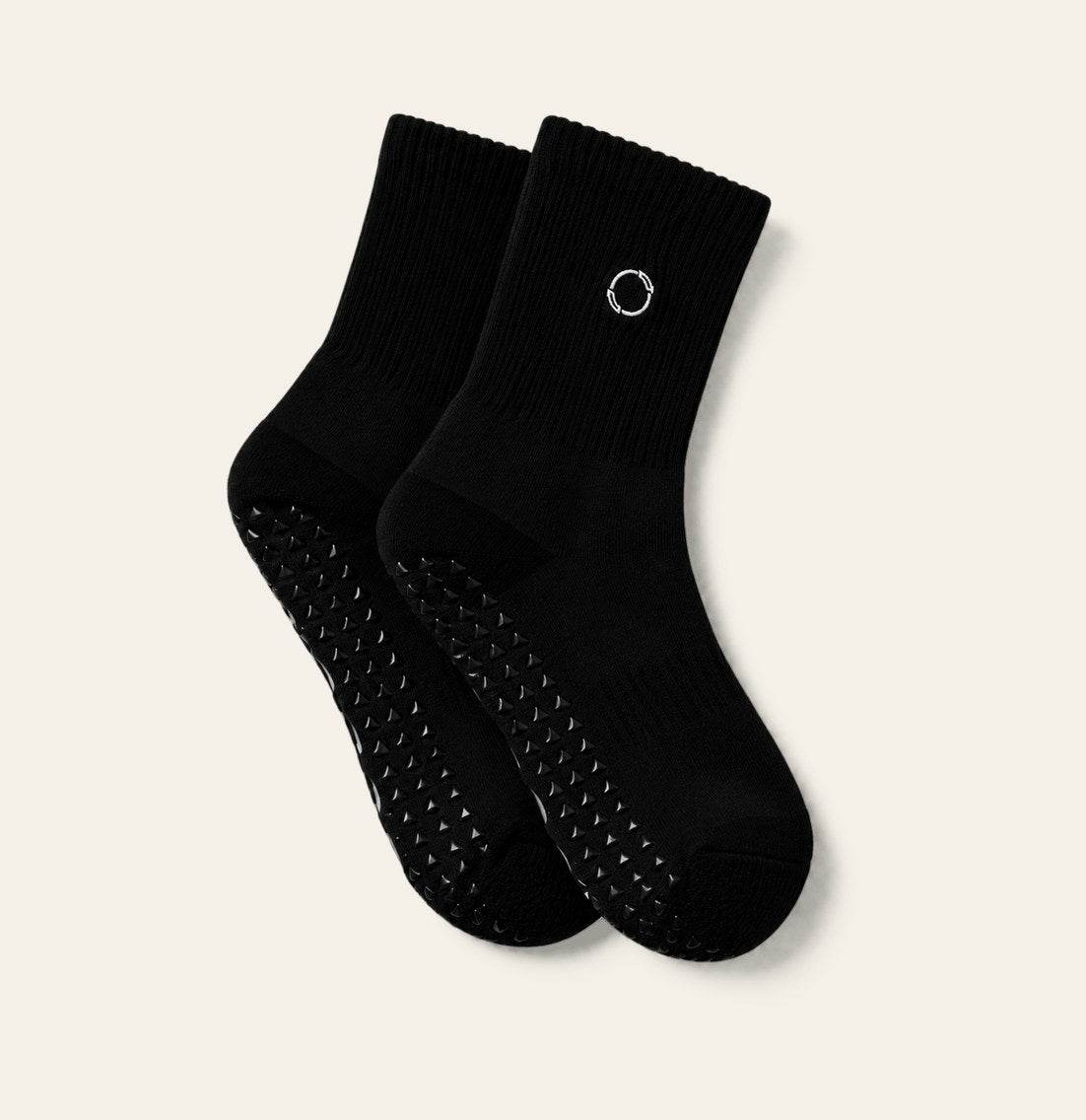 Chaussettes Pilates Dual Grip pour hommes | Black Cat