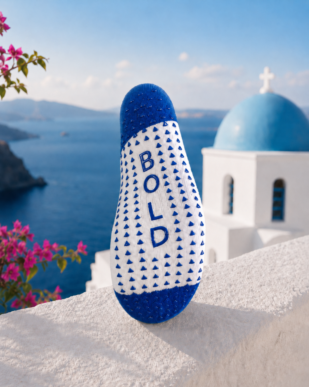 Timeless Bold Aegean — Dual Grip™ Pilates & Lagree Socks