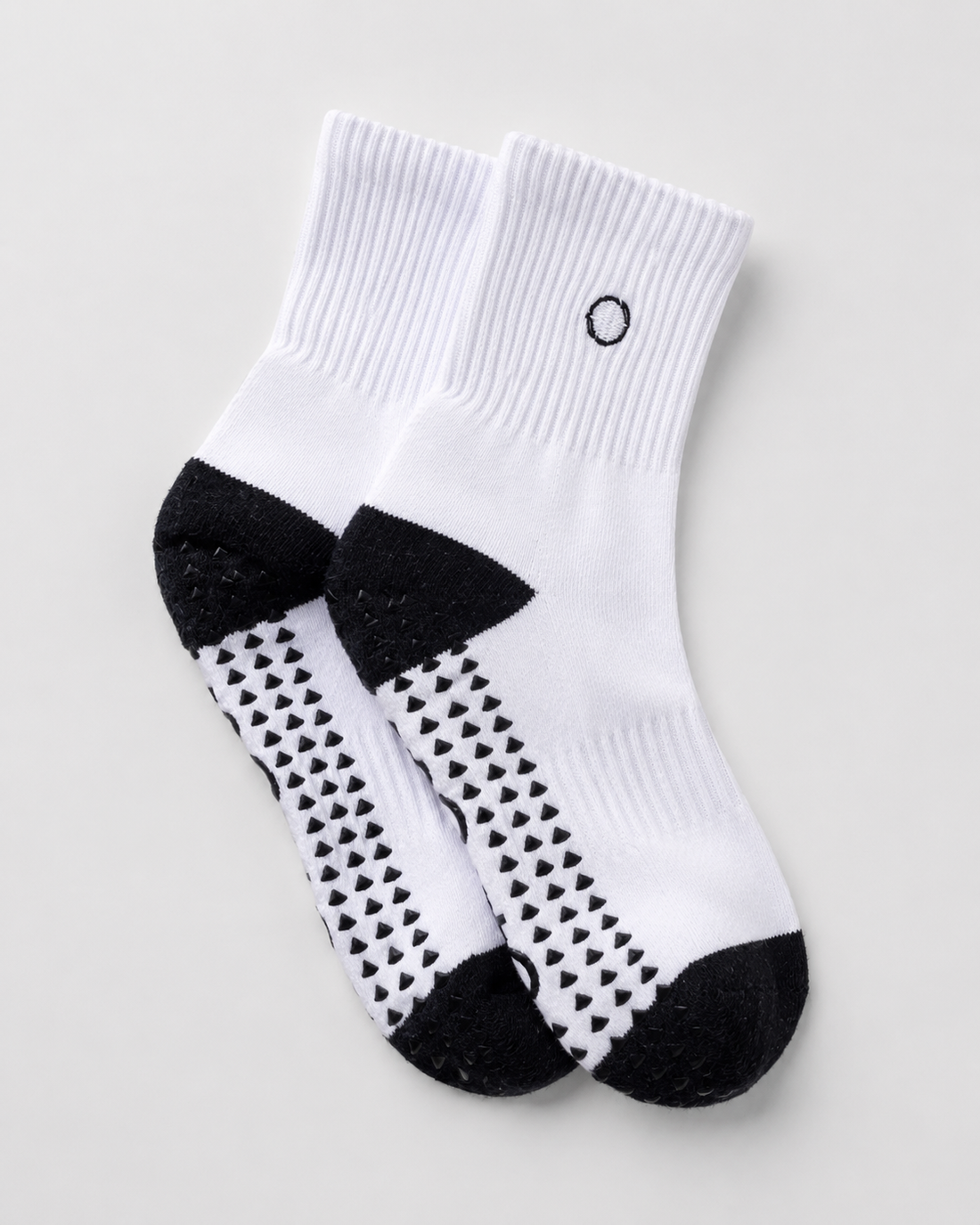 BOLD Onyx Black Double Grip socks for Pilates and Lagree