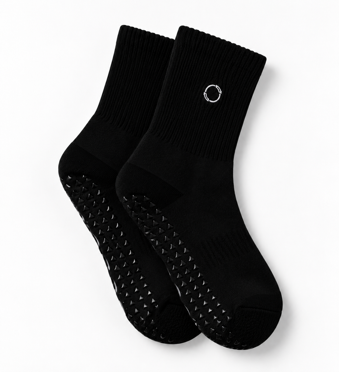 Dual Grip Pilates Socks | Black Cat