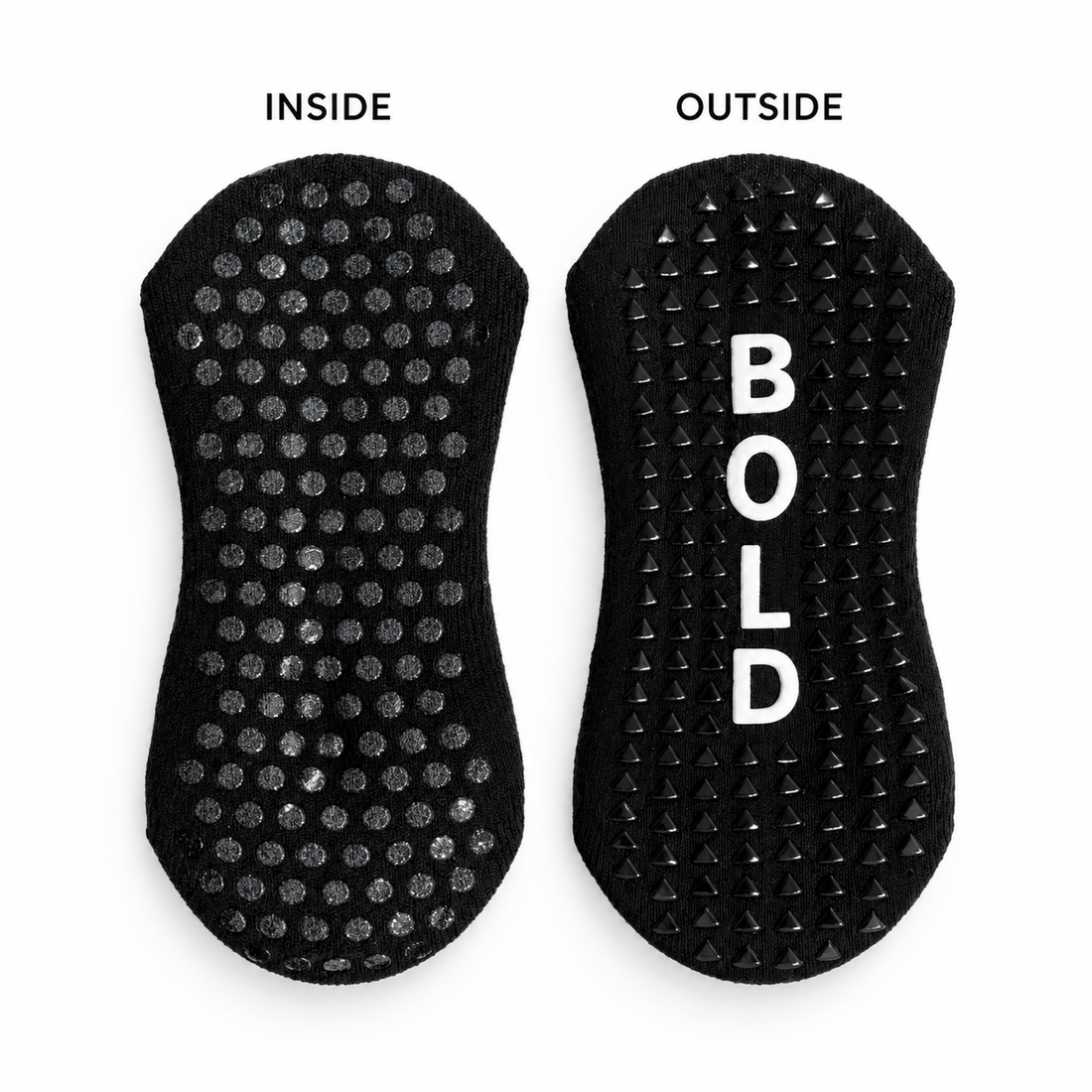 Dual Grip Pilates Socks | Black Cat