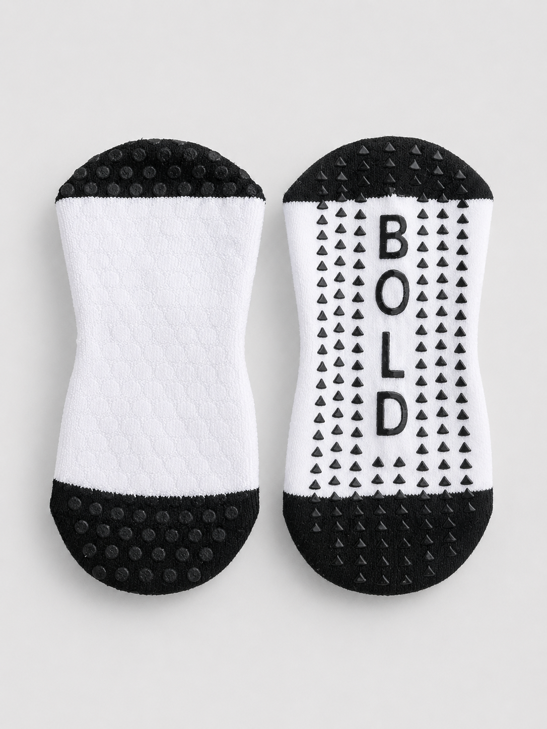 Timeless Bold Onyx — Dual Grip™ Pilates & Lagree Socks