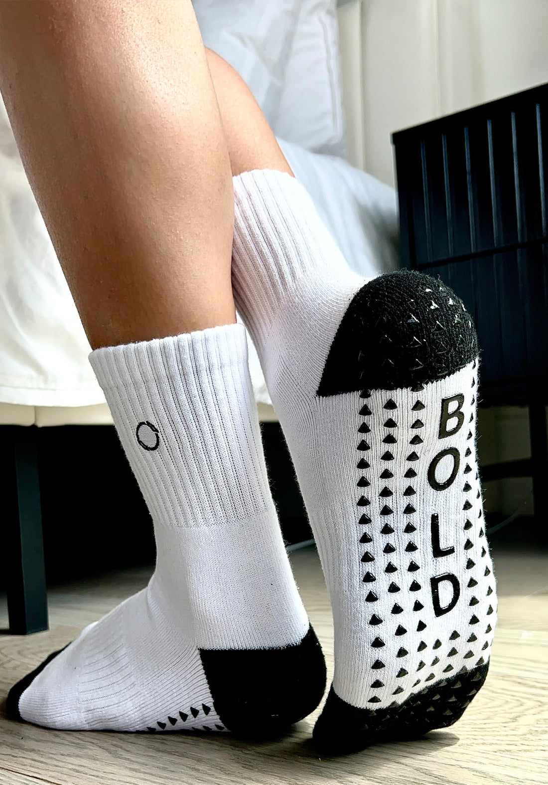 Timeless Bold Onyx — Dual Grip™ Pilates & Lagree Socks