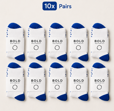 Dual Grip Pilates Socks 10 Pack
